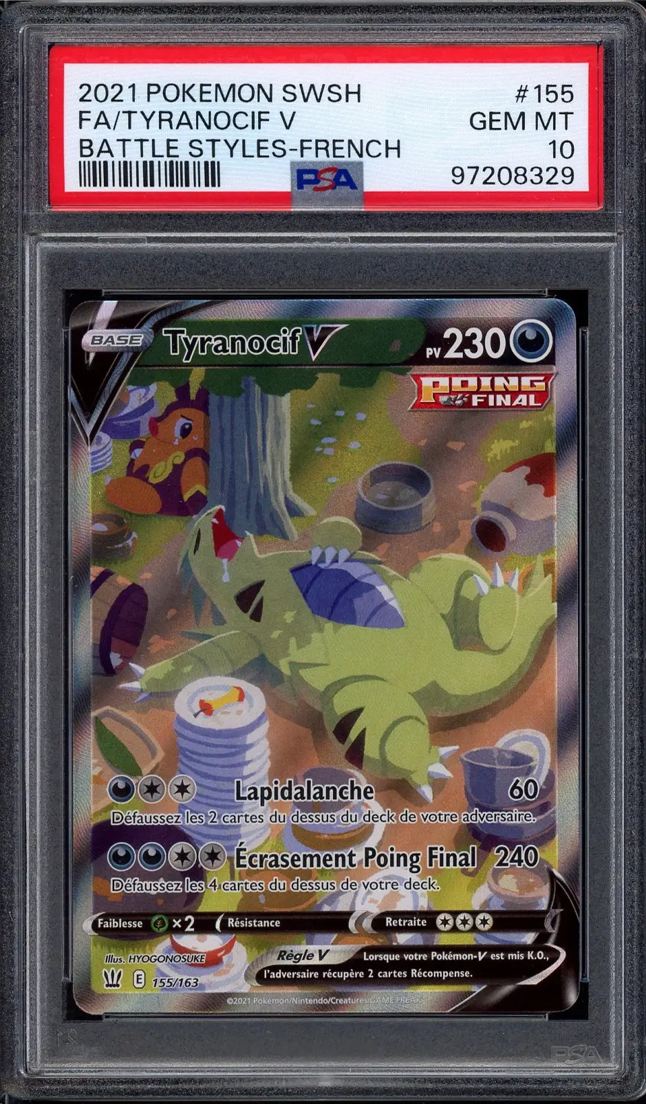 PSA 10 Tyranocif V