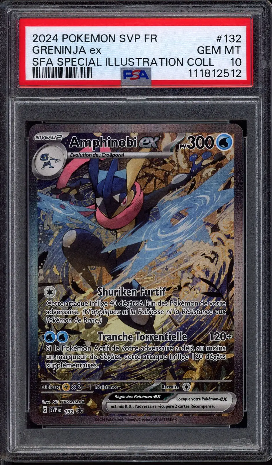 PSA 10 Mega Greninja Ex