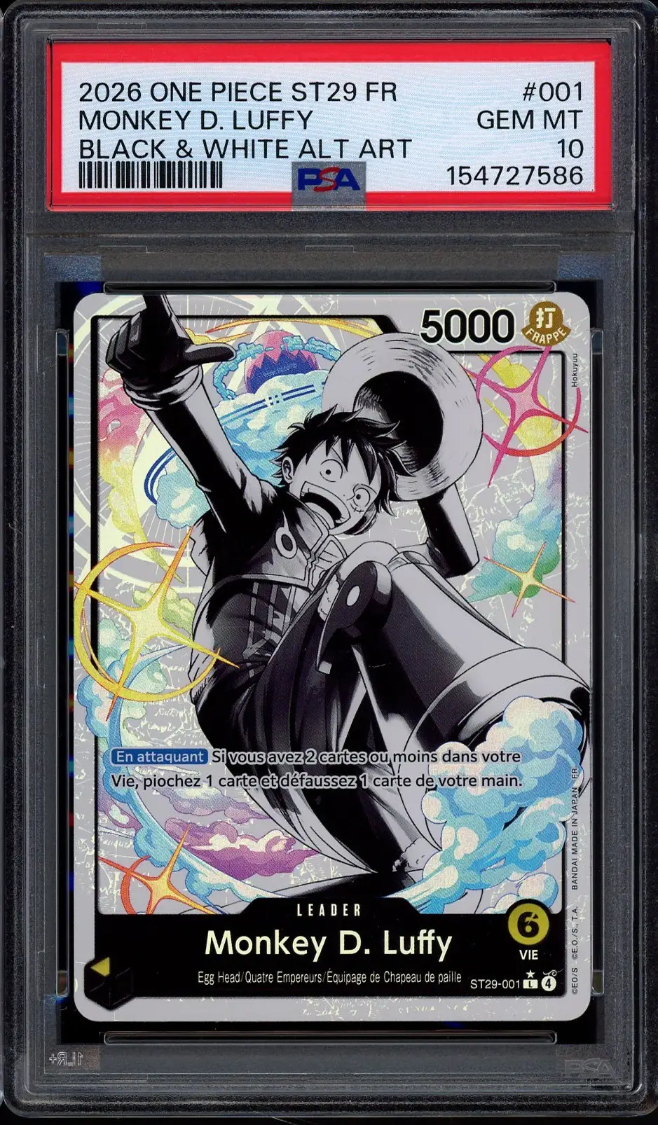 PSA 10 Monkey D. Luffy