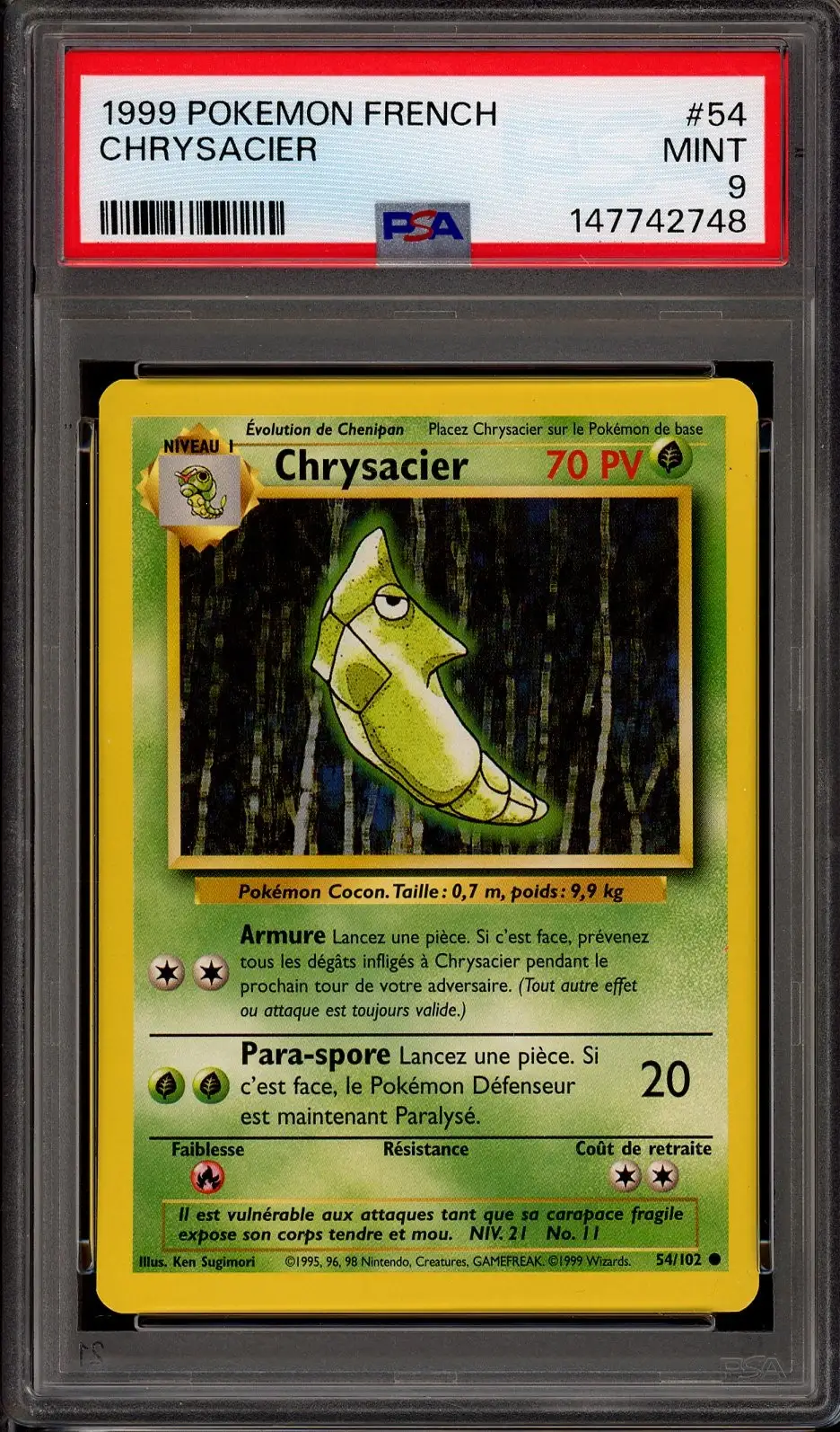 PSA 9 Chrysacier