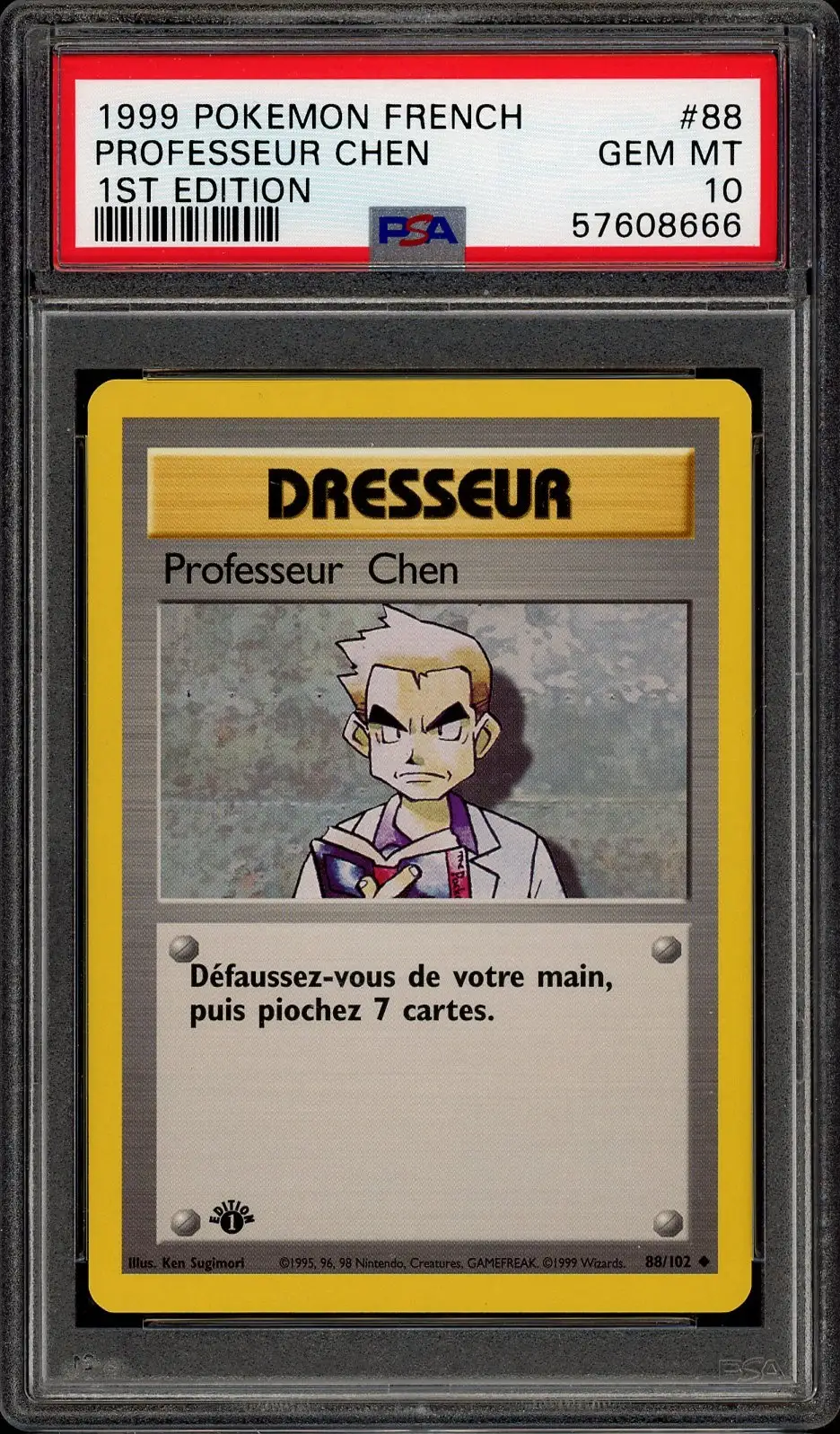 PSA 10 Professeur Chen