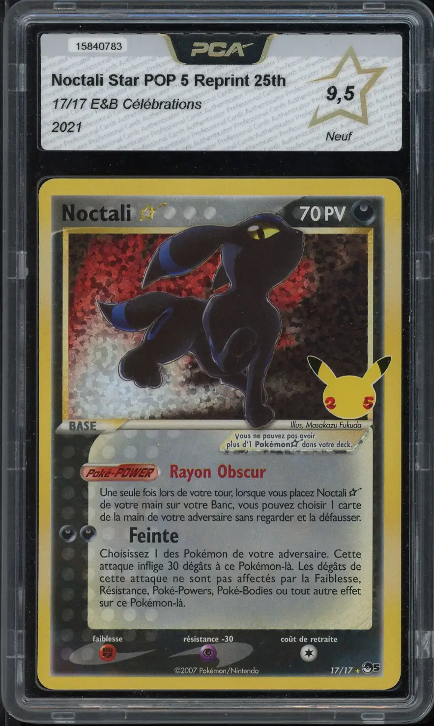 PCA 9.5 Noctali Gold Star