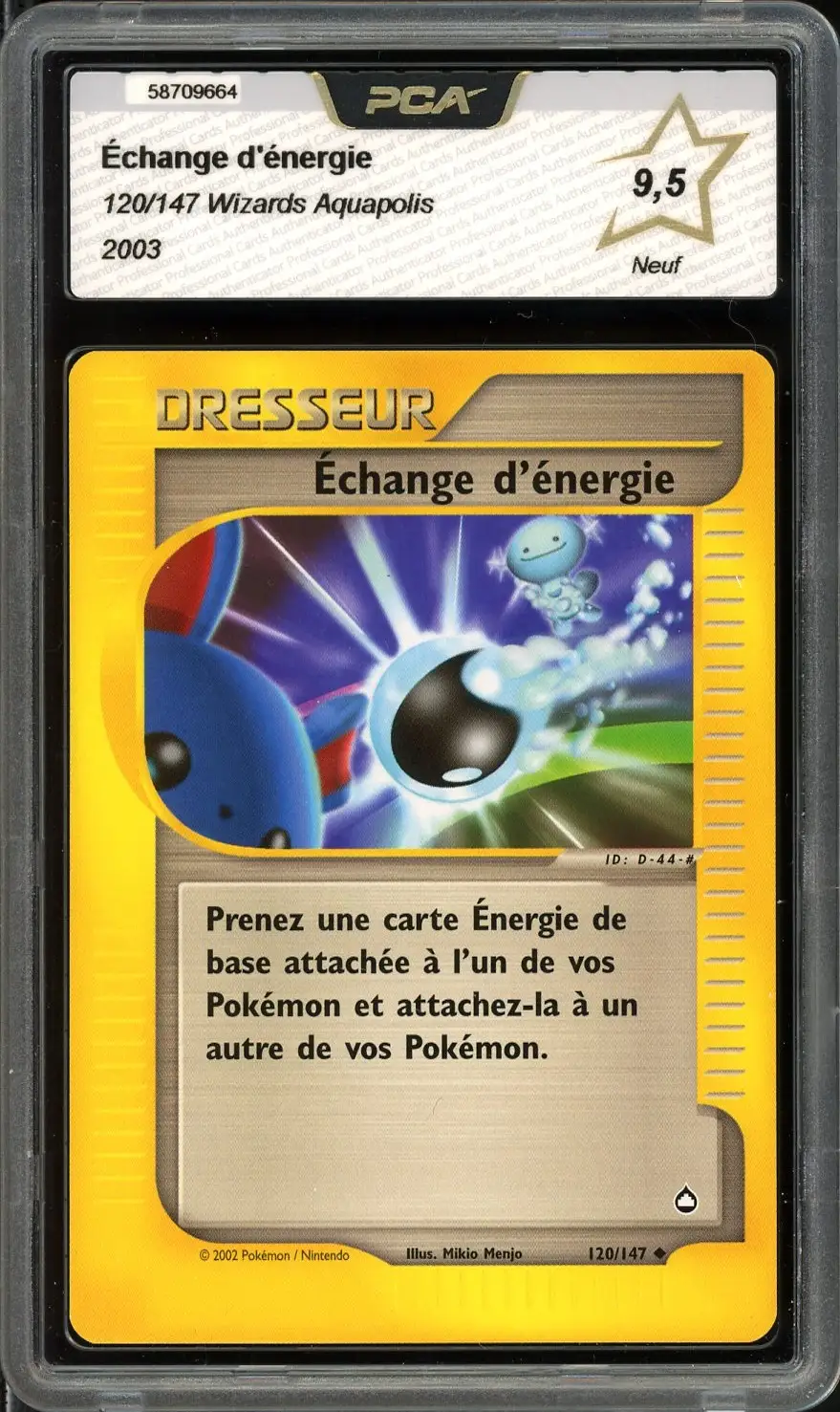 PCA 9.5 Echange d'Energie