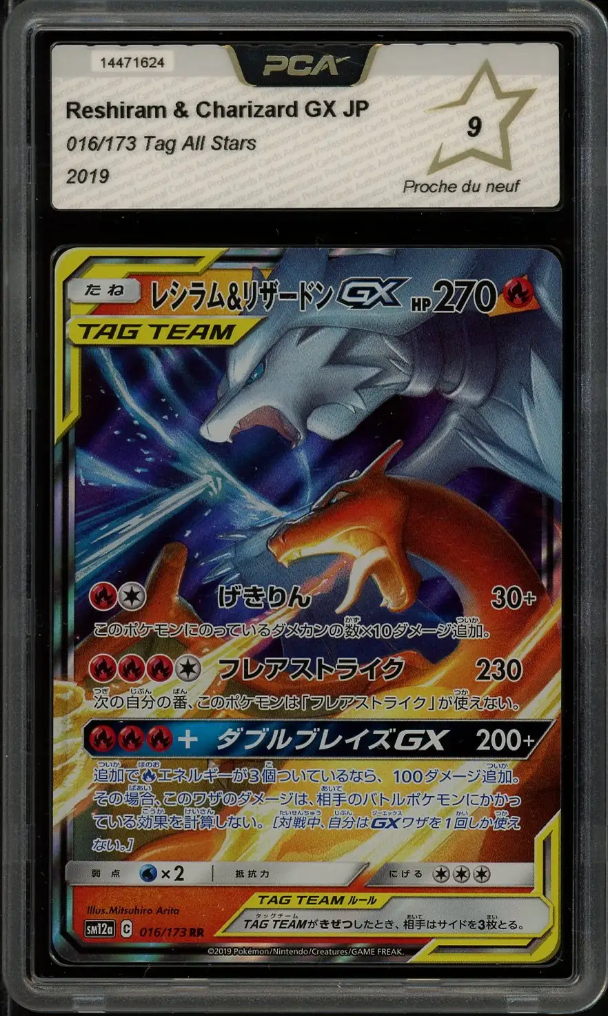 PCA 9 Reshiram & Charizard Gx
