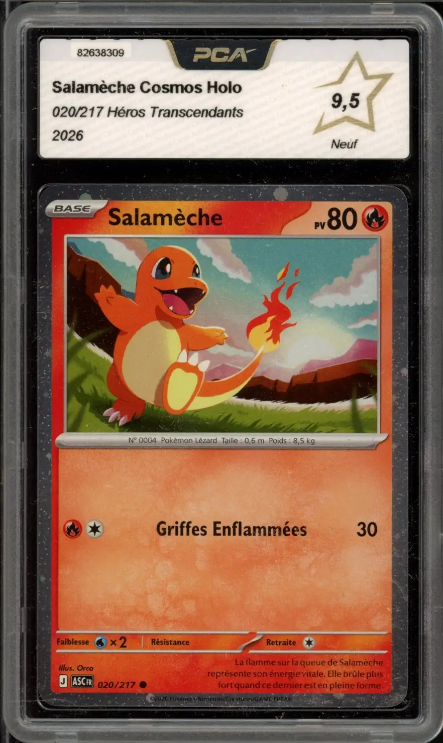 PCA 9.5 Salamèche Holo Cosmo