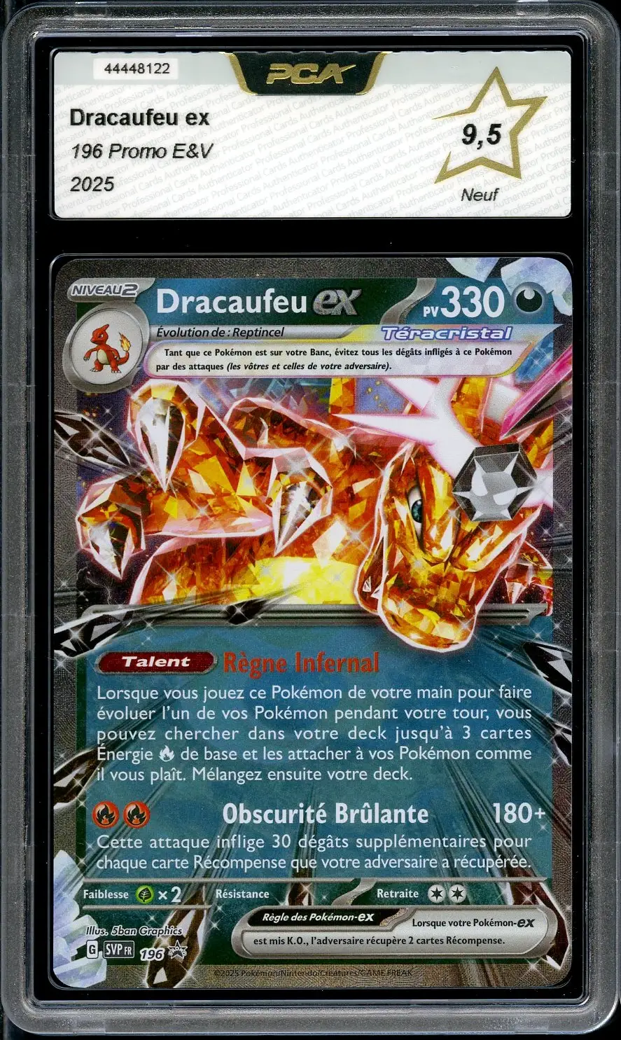 PCA 9.5 Dracaufeu Ex