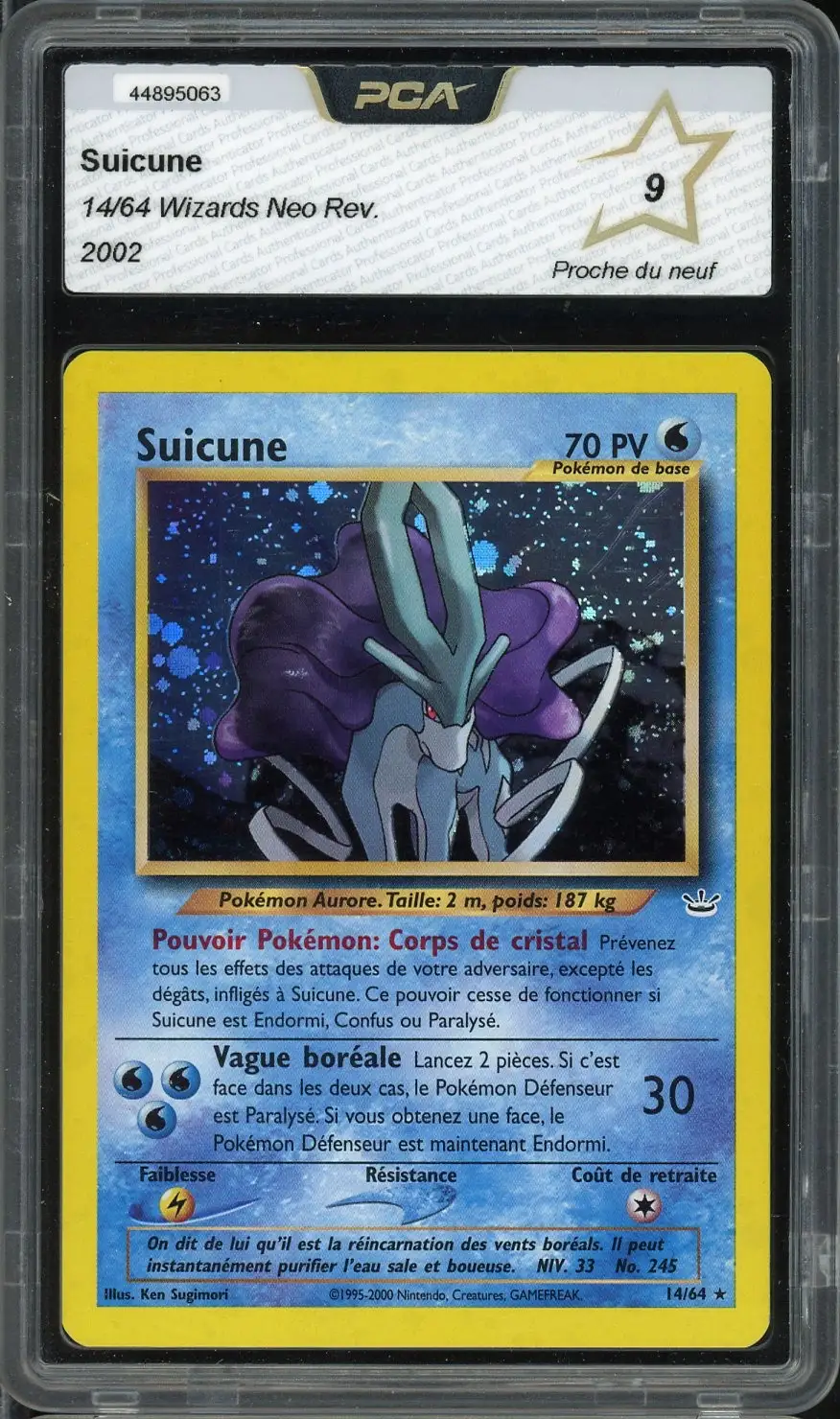 PCA 9 Suicune Holo