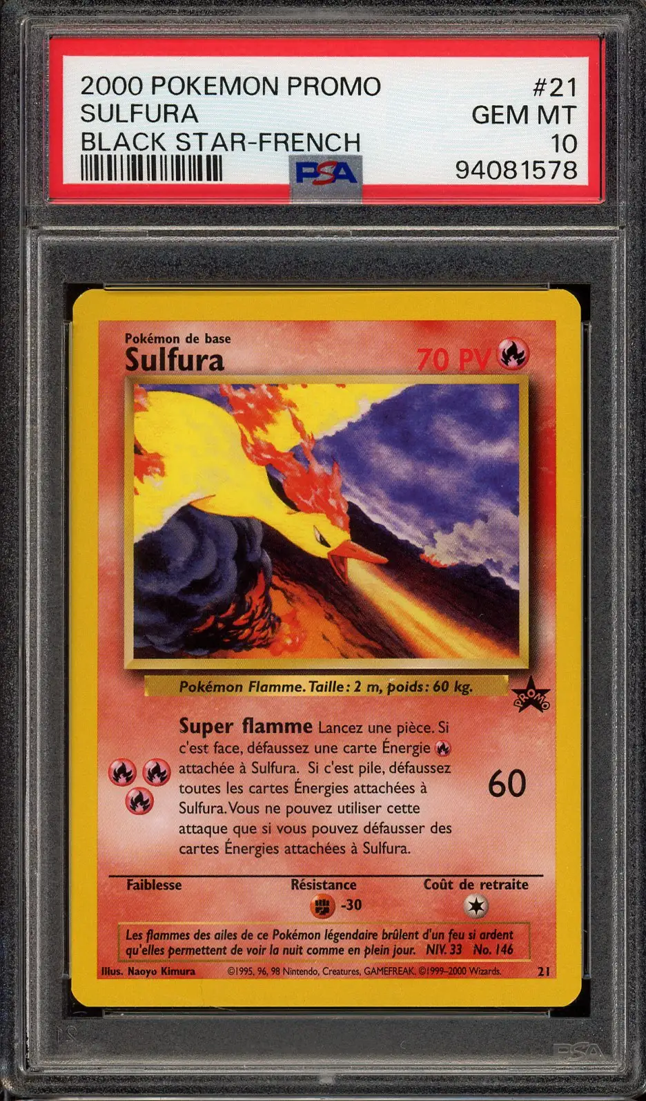PSA 10 Sulfura