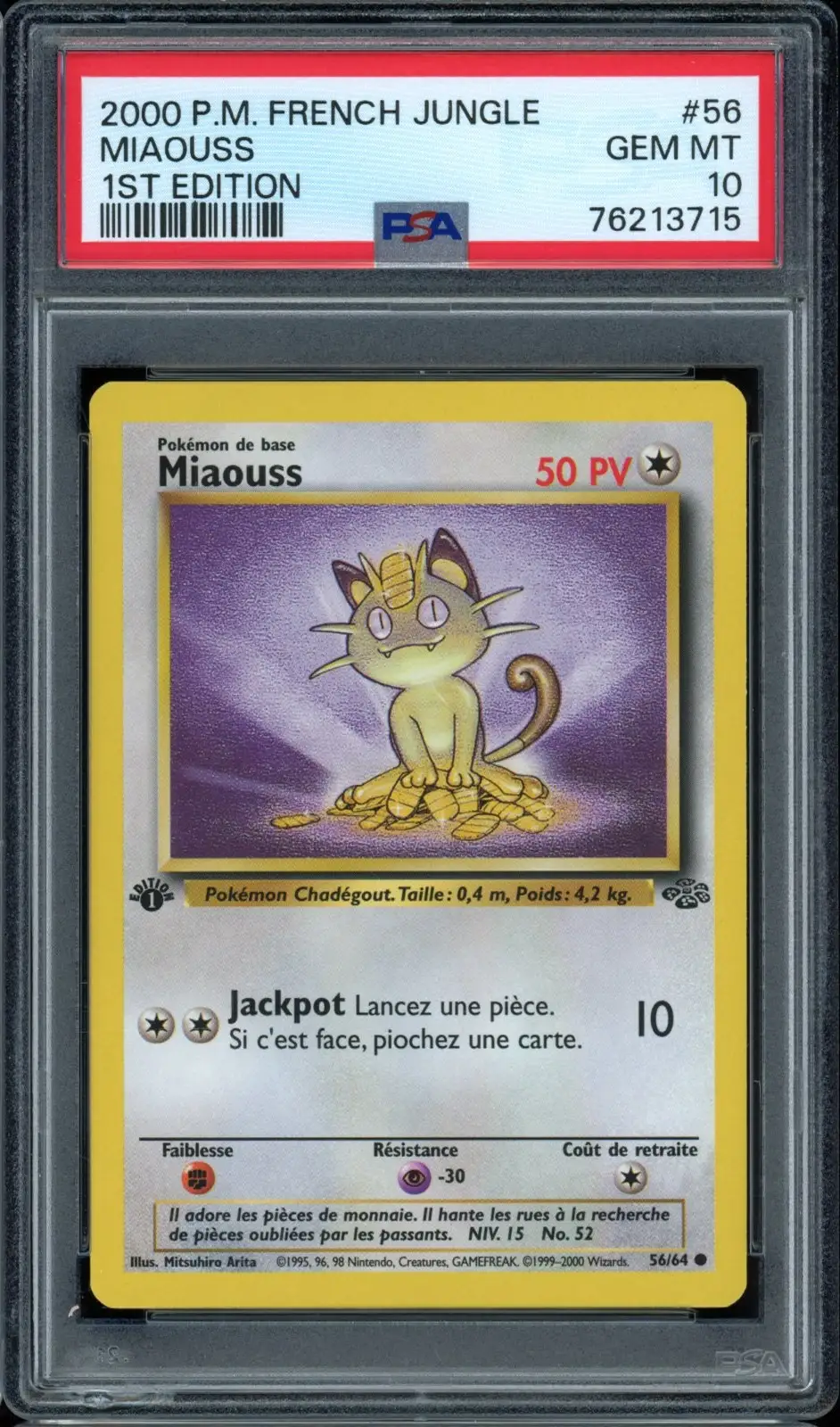 PSA 10 Miaouss