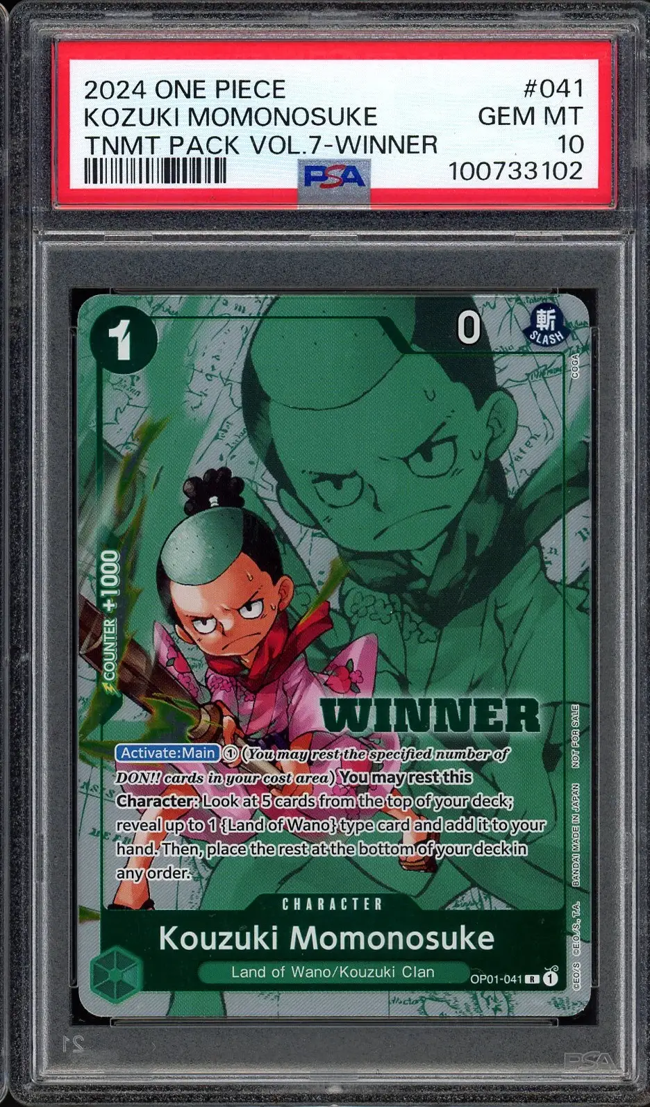 PSA 10 Kouzuki Momonosuke