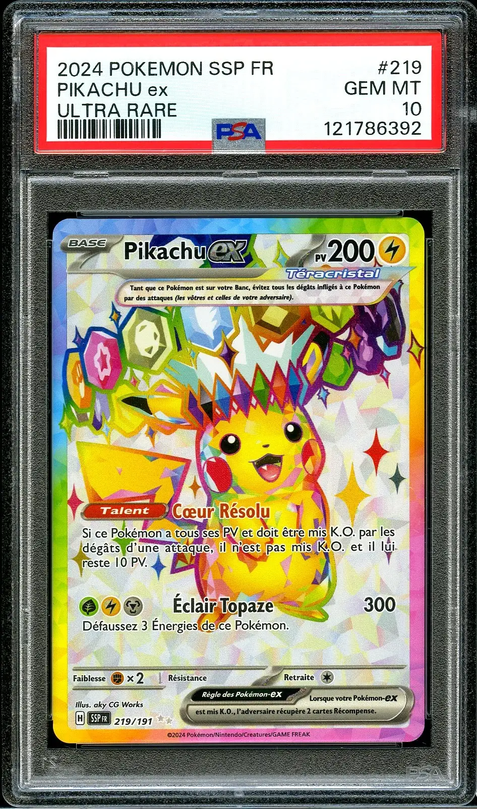 CCC 10 Pikachu Ex