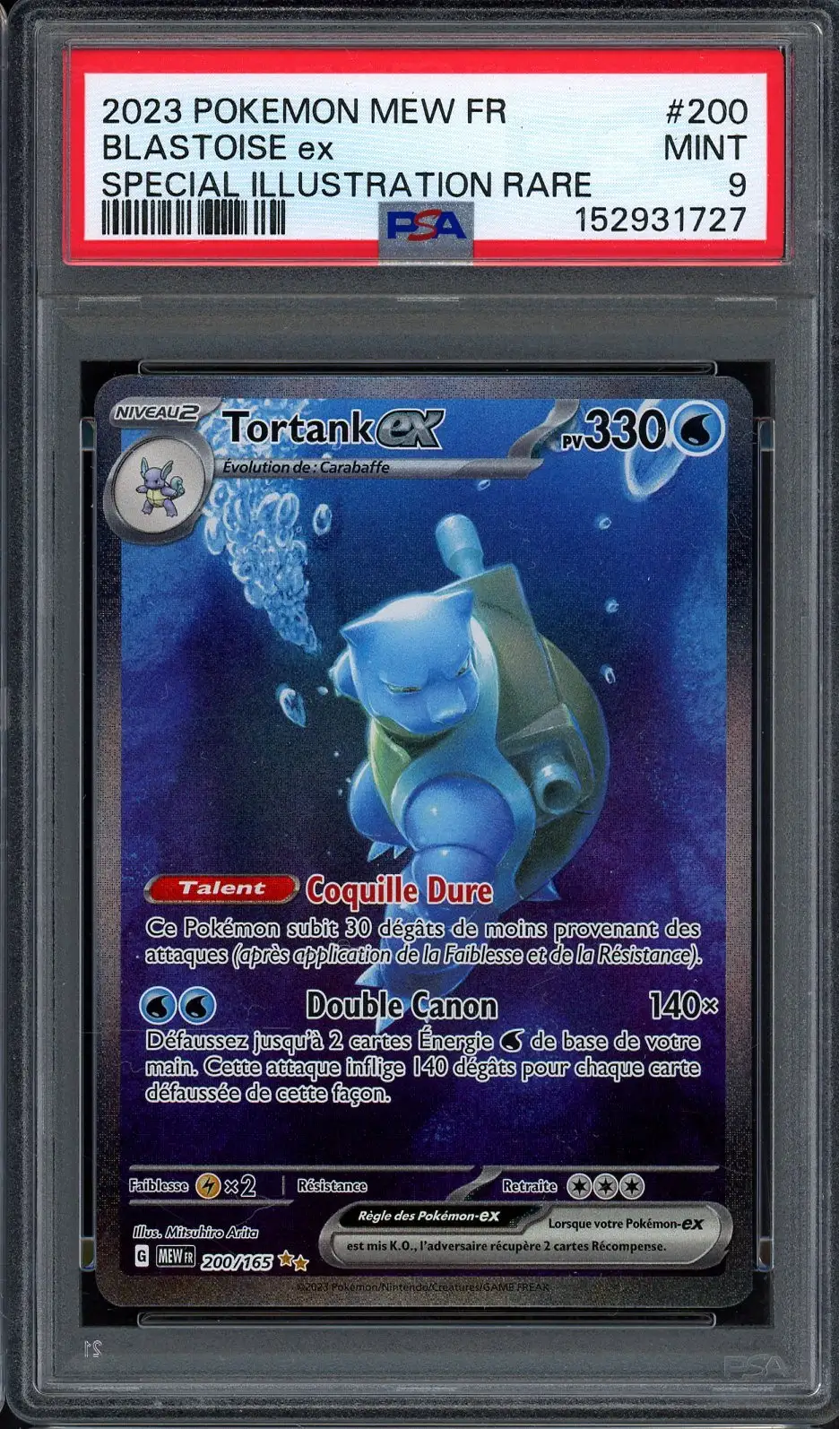 PSA 9 Tortank Ex