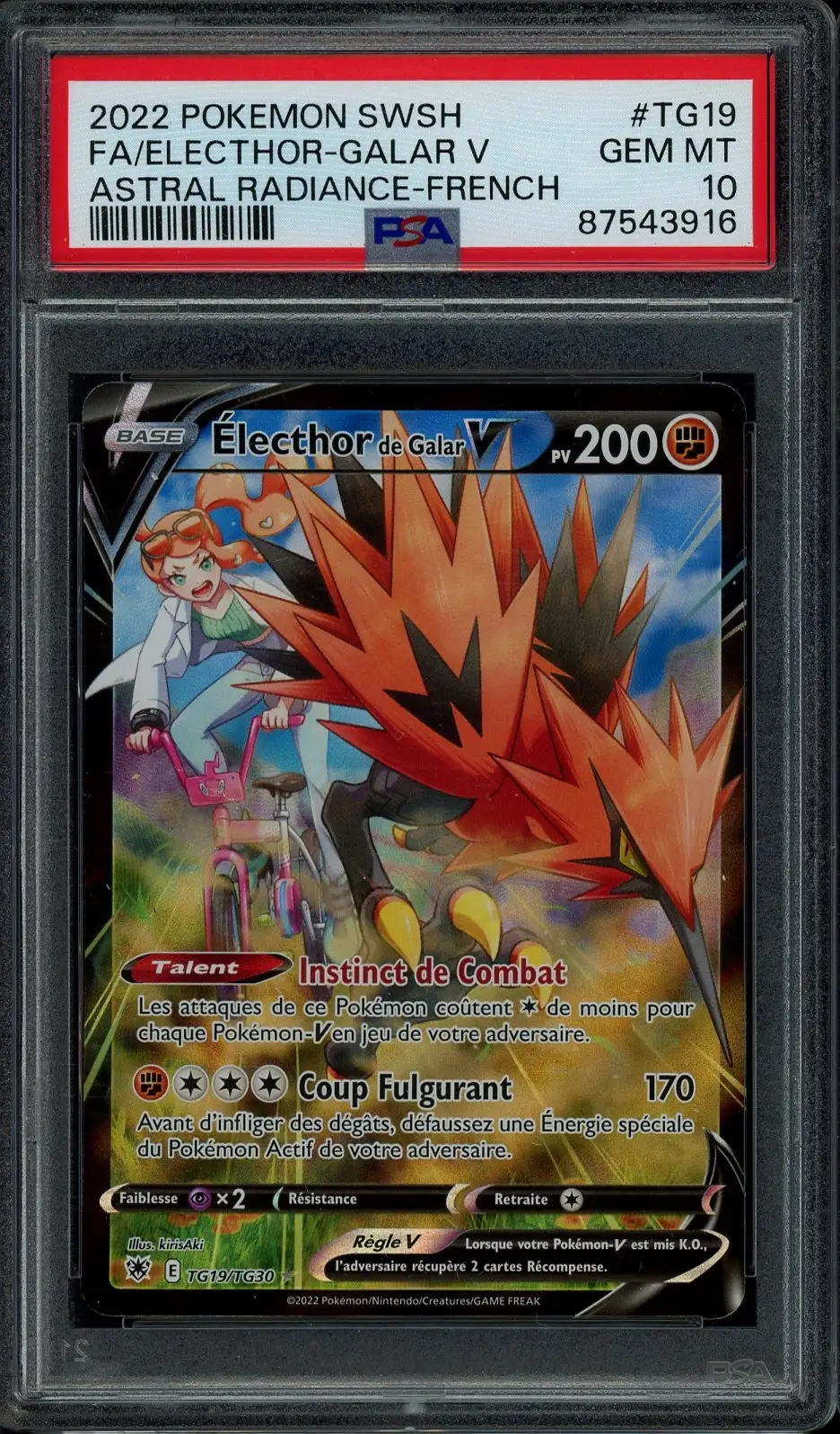 PSA 10 Electhor de Galar V