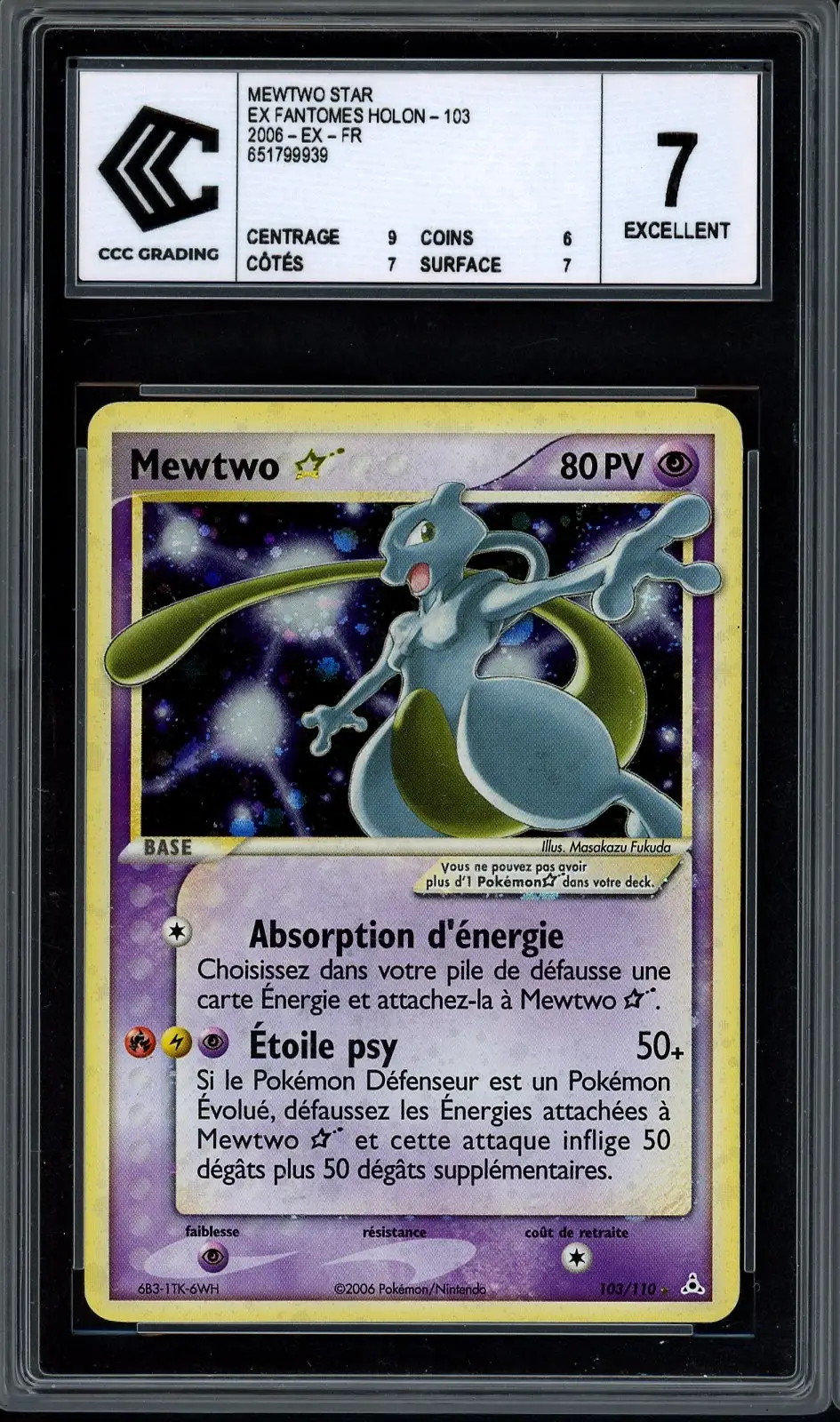 CCC 7 Mewtwo Gold Star