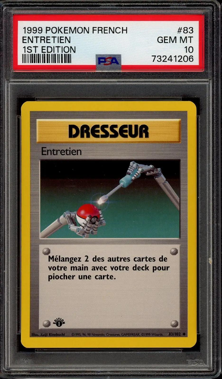 PSA 10 Entretien