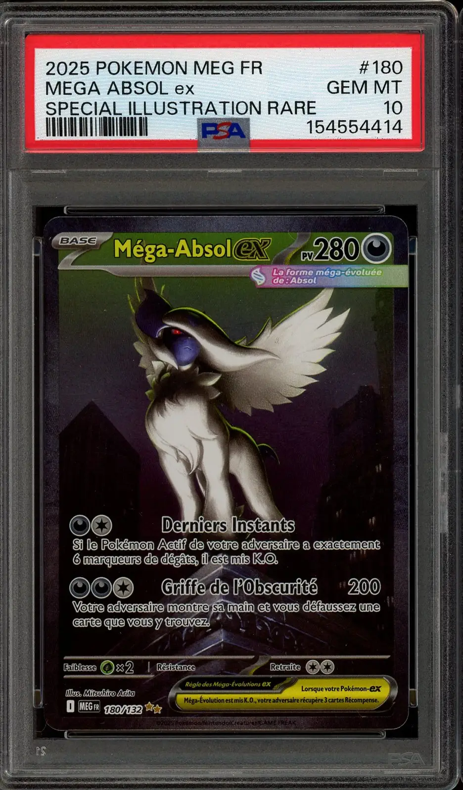 PSA 10 Méga-Absol Ex