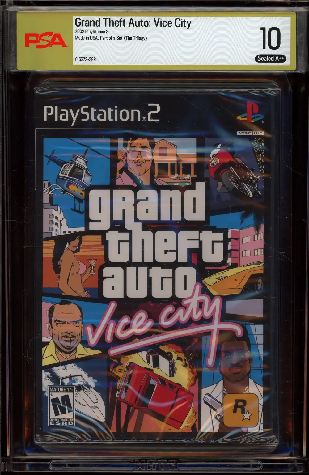 PSA 10 Grand Theft Auto Vice City