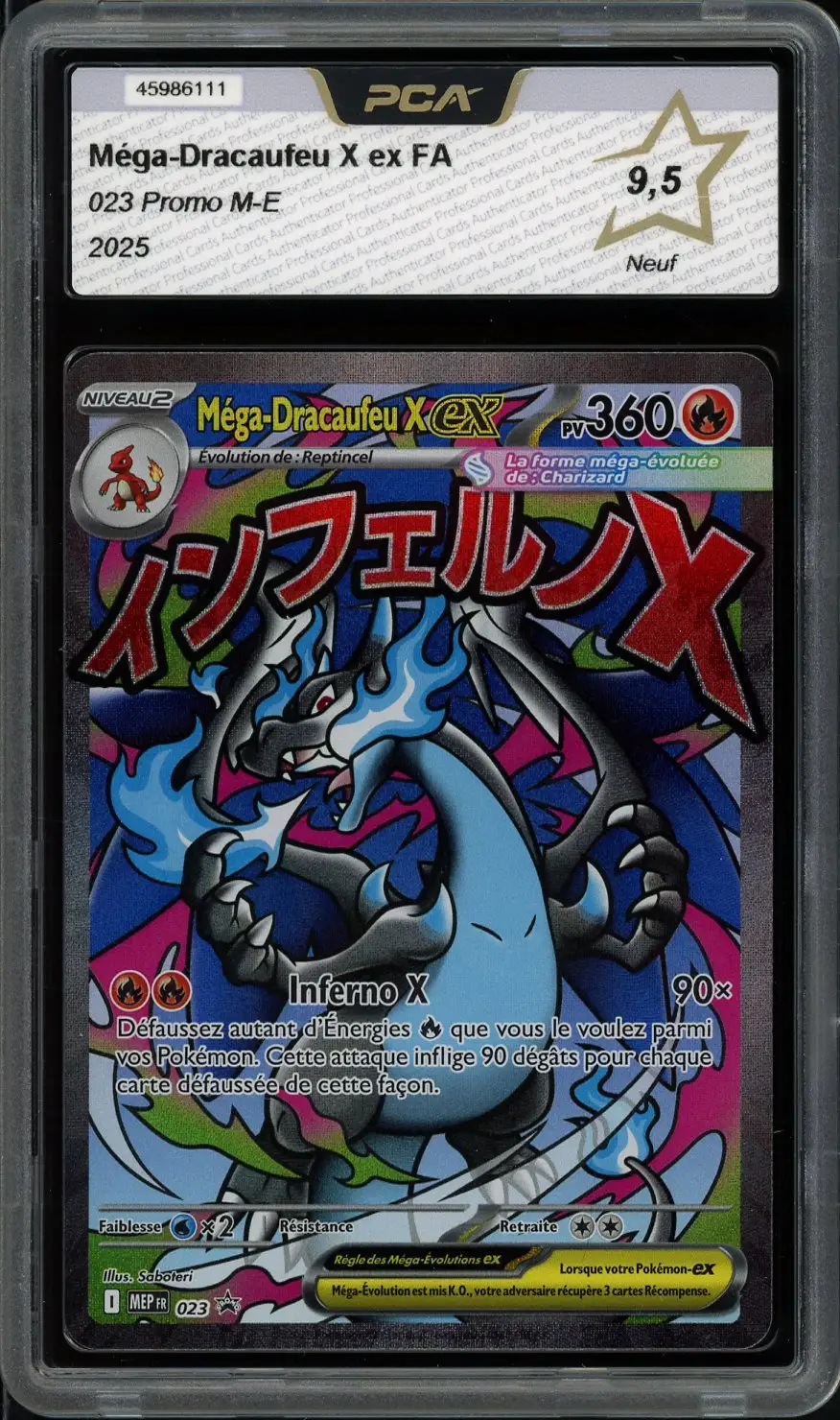 PCA 9.5 Méga-Dracaufeu X Ex