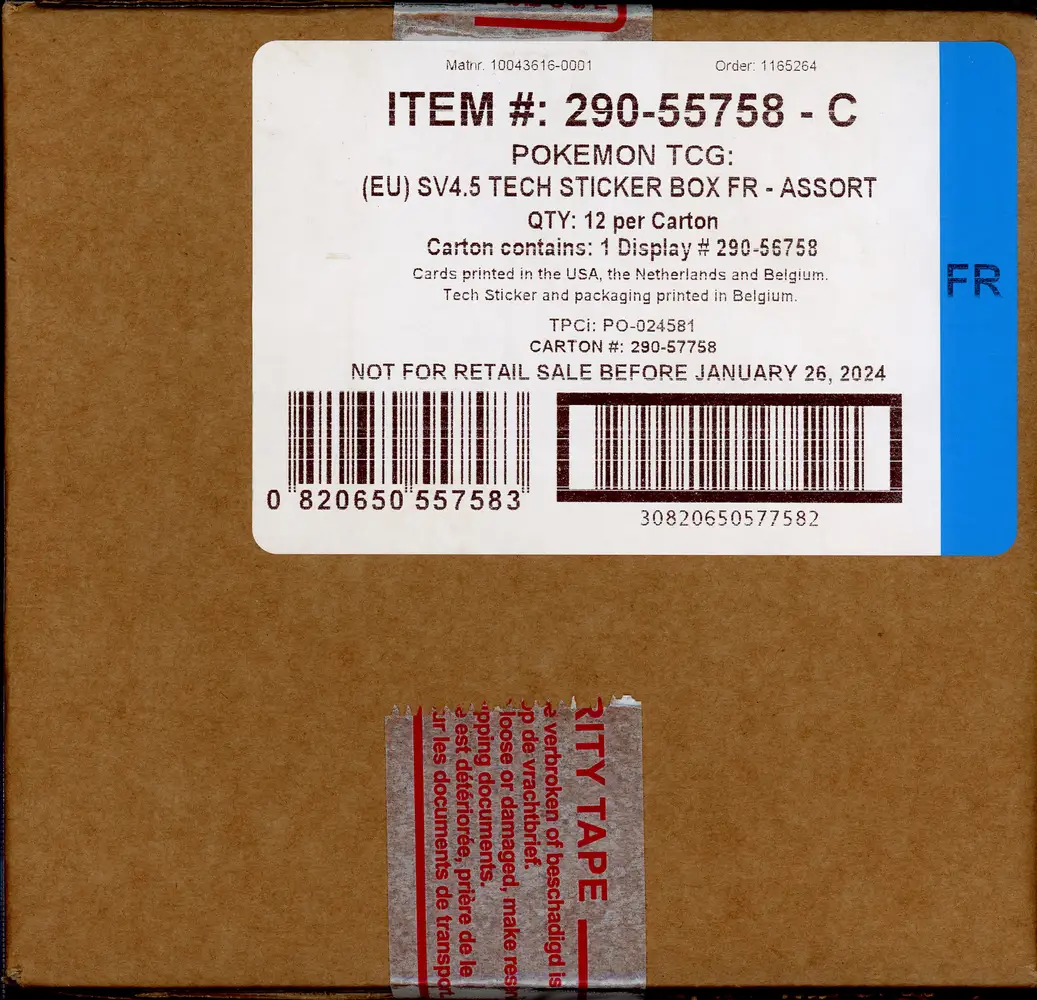 Case Tripack EV4.5 Destinées de Paldea