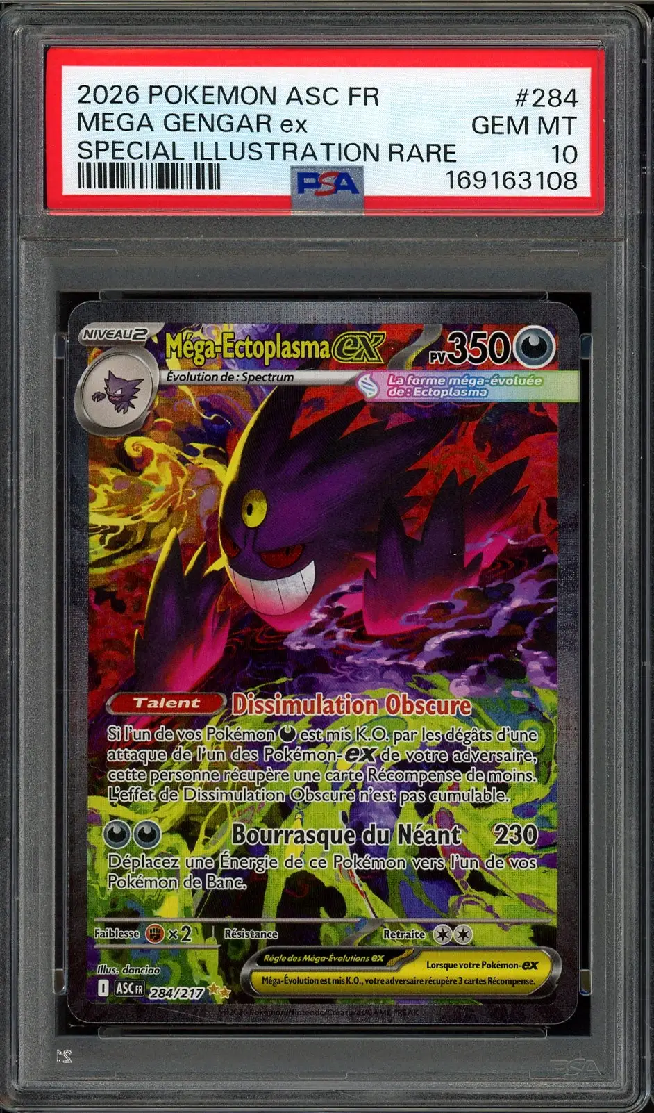 PSA 10 Méga-Ectoplasma Ex
