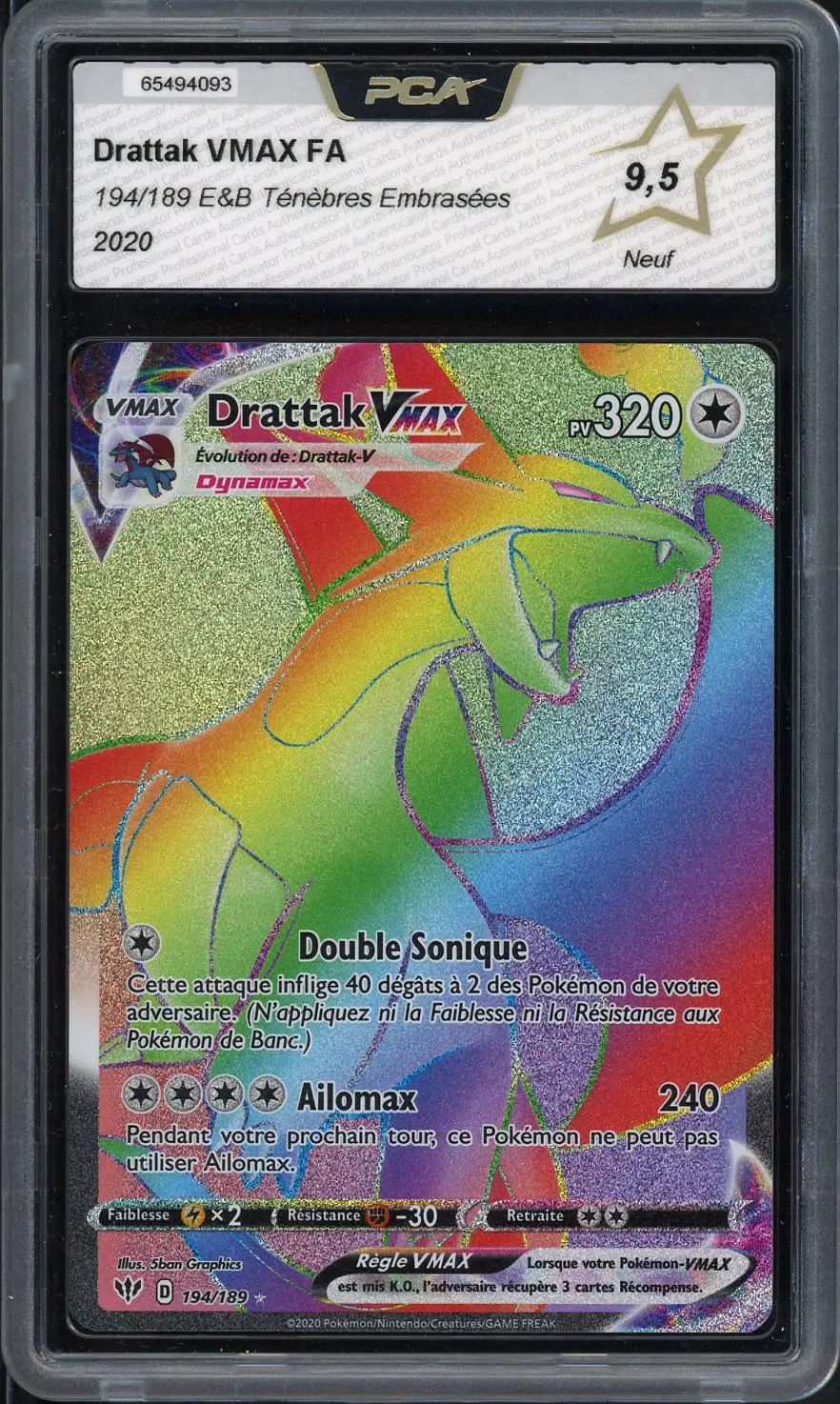 PCA 9.5 Drattak VMax Rainbow