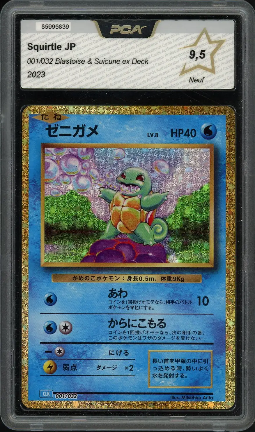 PCA 9.5 Squirtle Holo