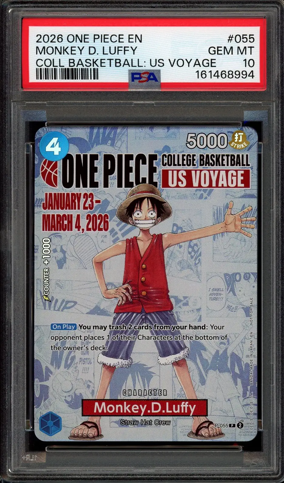 PSA 10 Monkey.D.Luffy