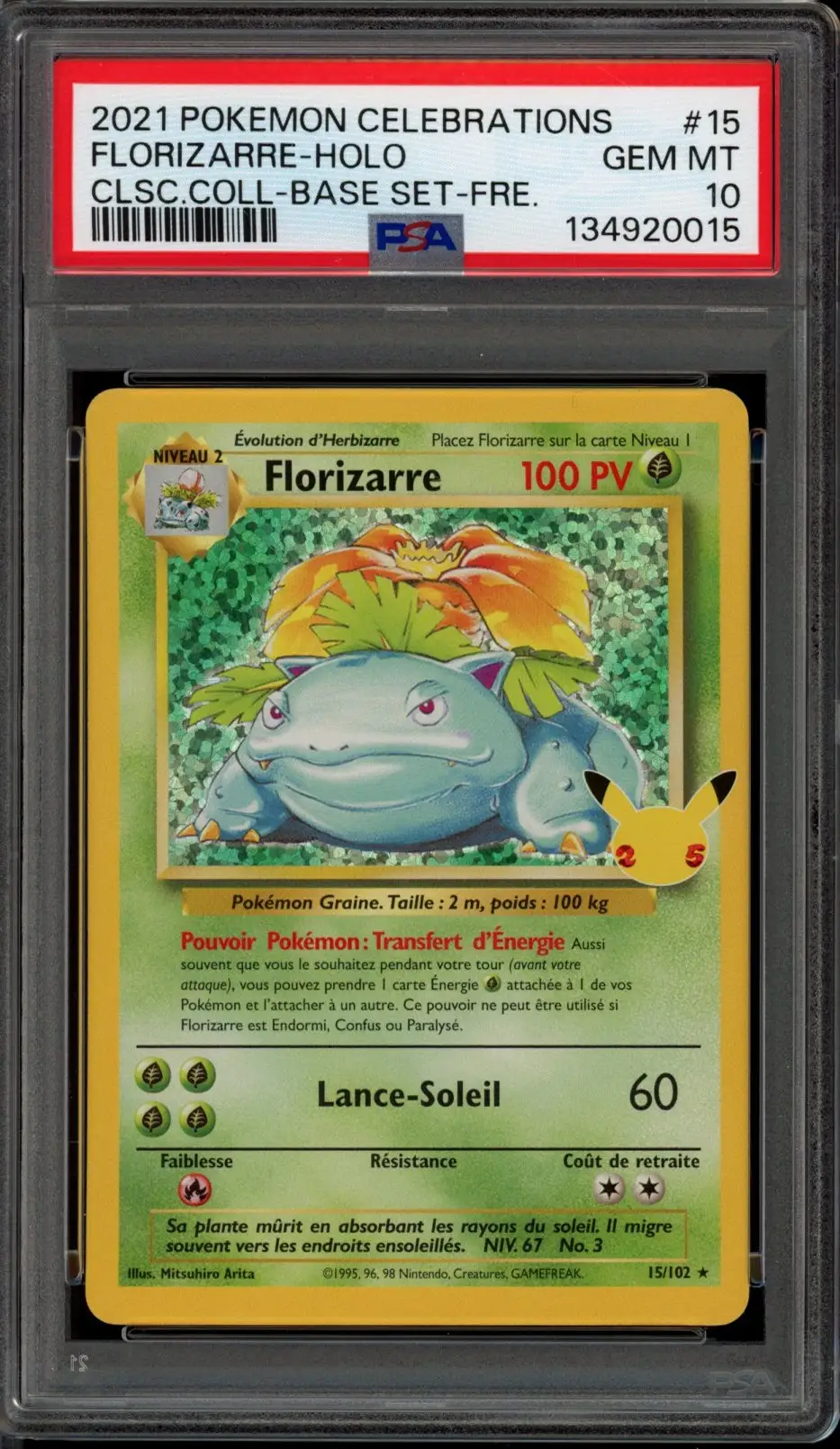 PSA 10 Florizarre Holo