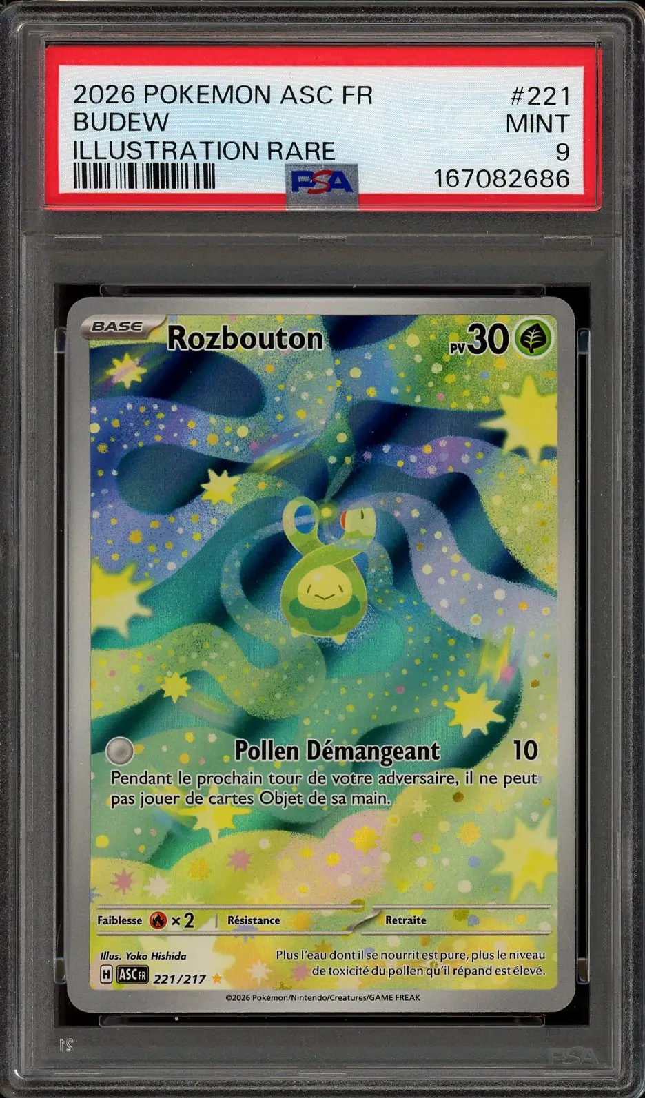 PSA 9 Rozbouton