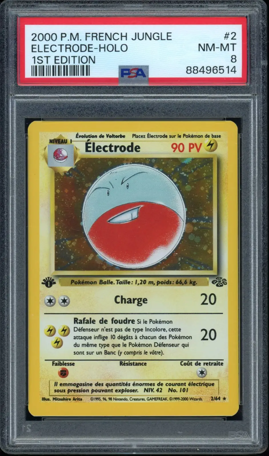 PSA 8 Electrode Holo