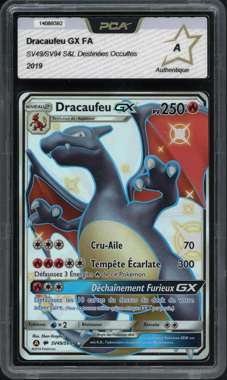 PCA A Dracaufeu Gx Shiny