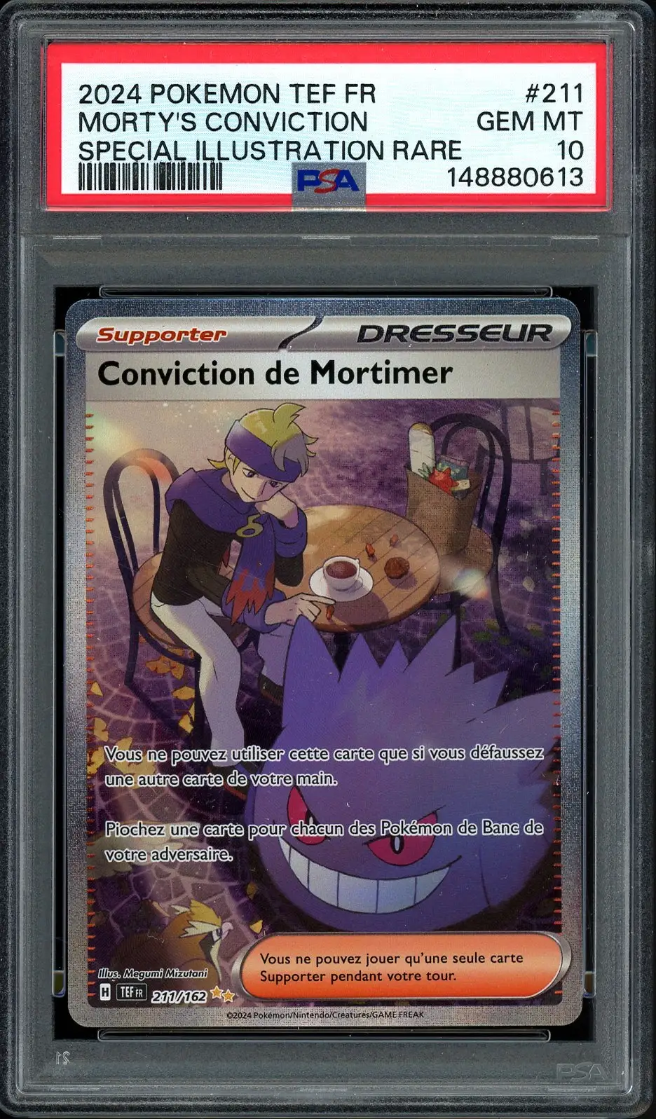 PSA 10 Conviction de Mortimer