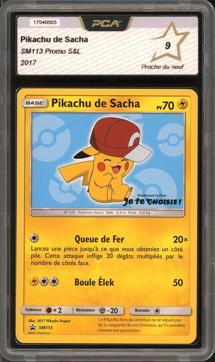 PCA 9 Pikachu de Sacha