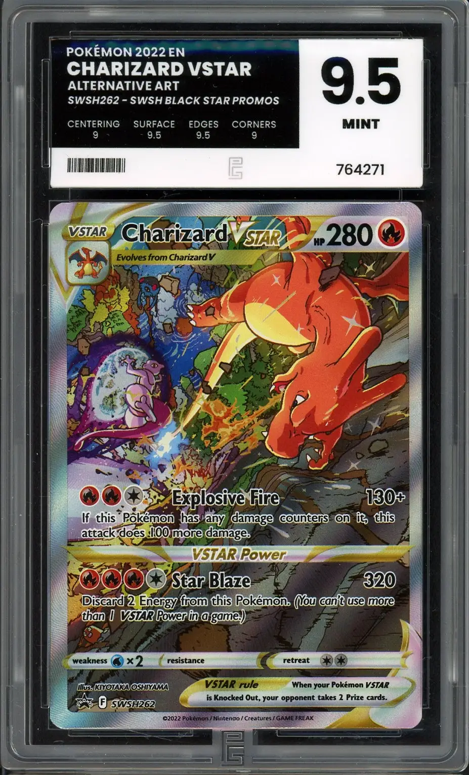 PG 9.5 Charizard VStar