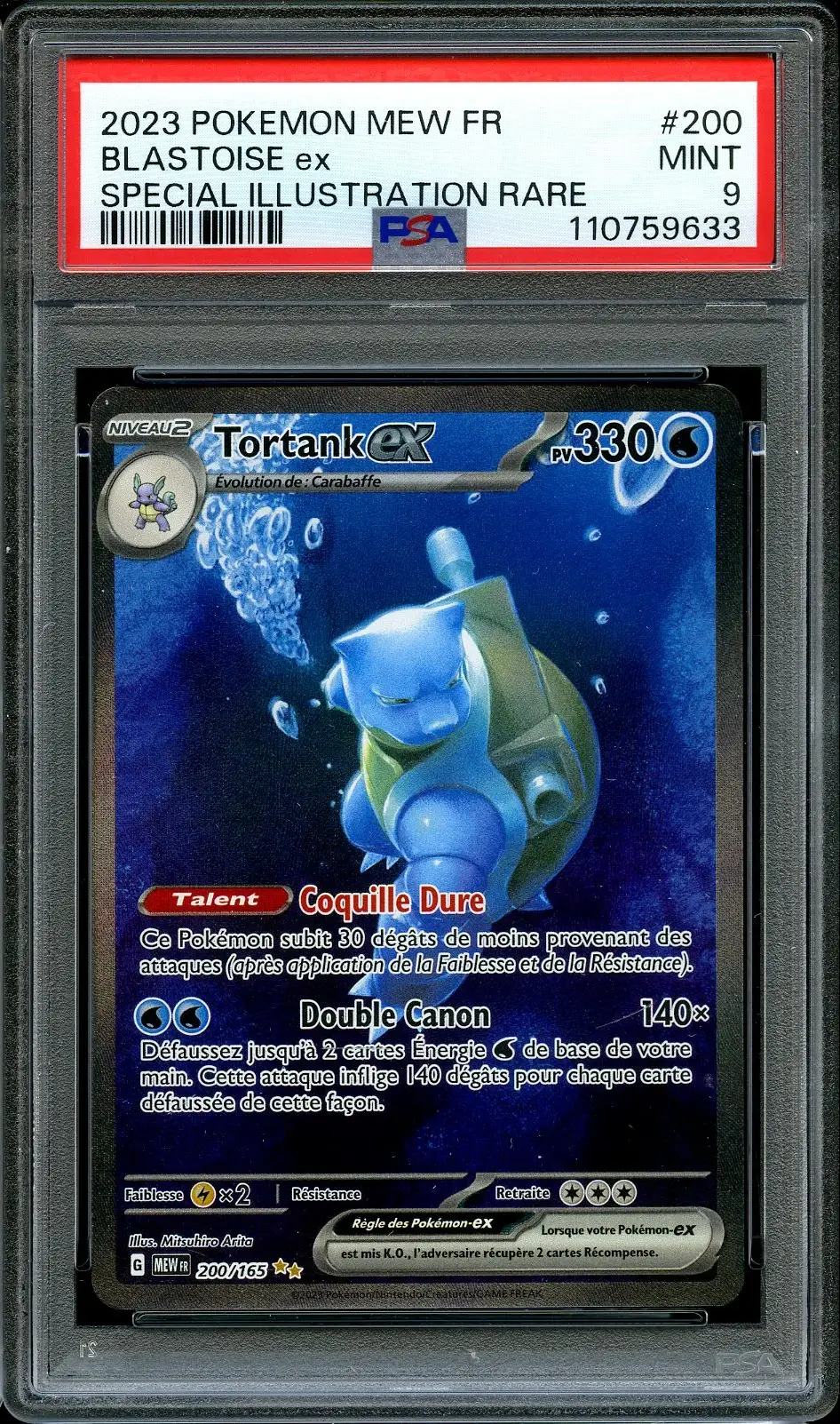 PSA 9 Tortank Ex