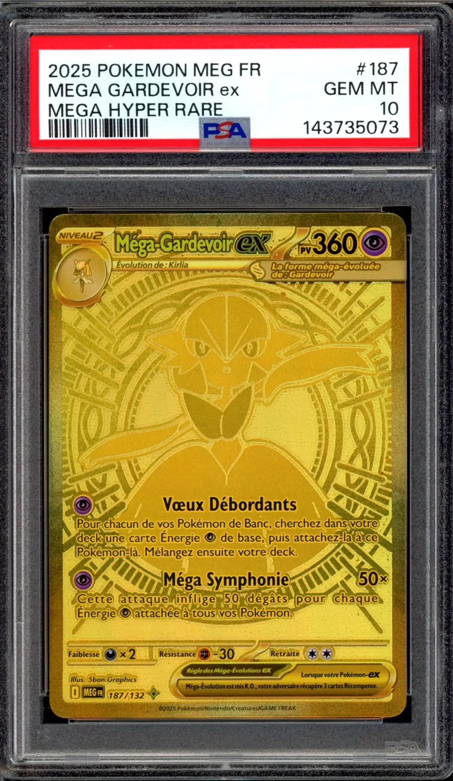PSA 10 Méga-Gardevoir ex