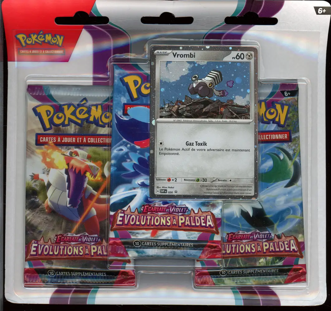 Tripack EV2 Evolutions à Paldea