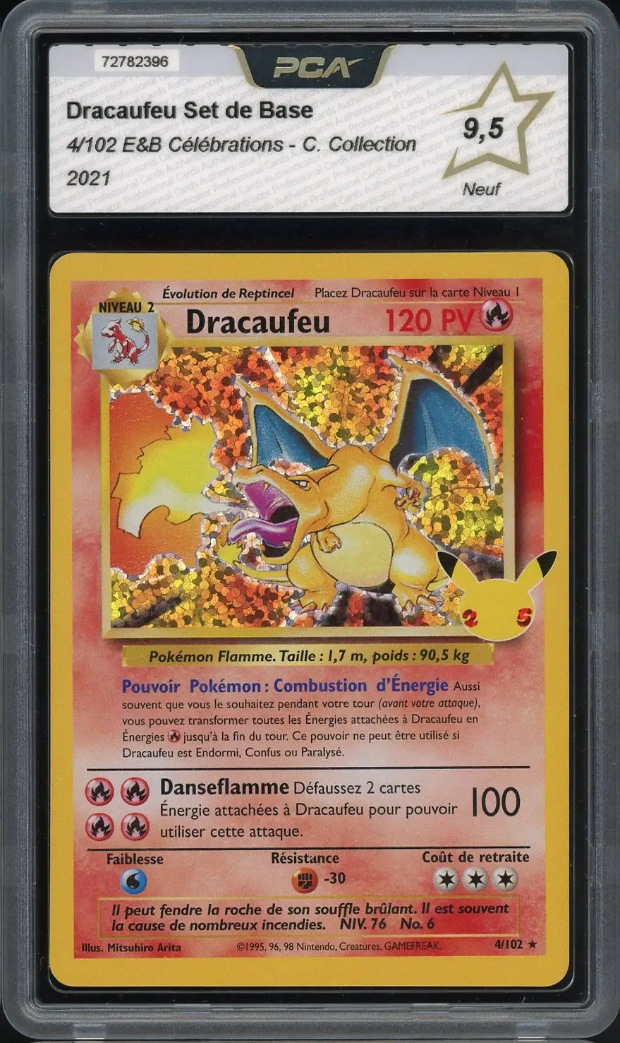 PCA 9.5 Dracaufeu Holo