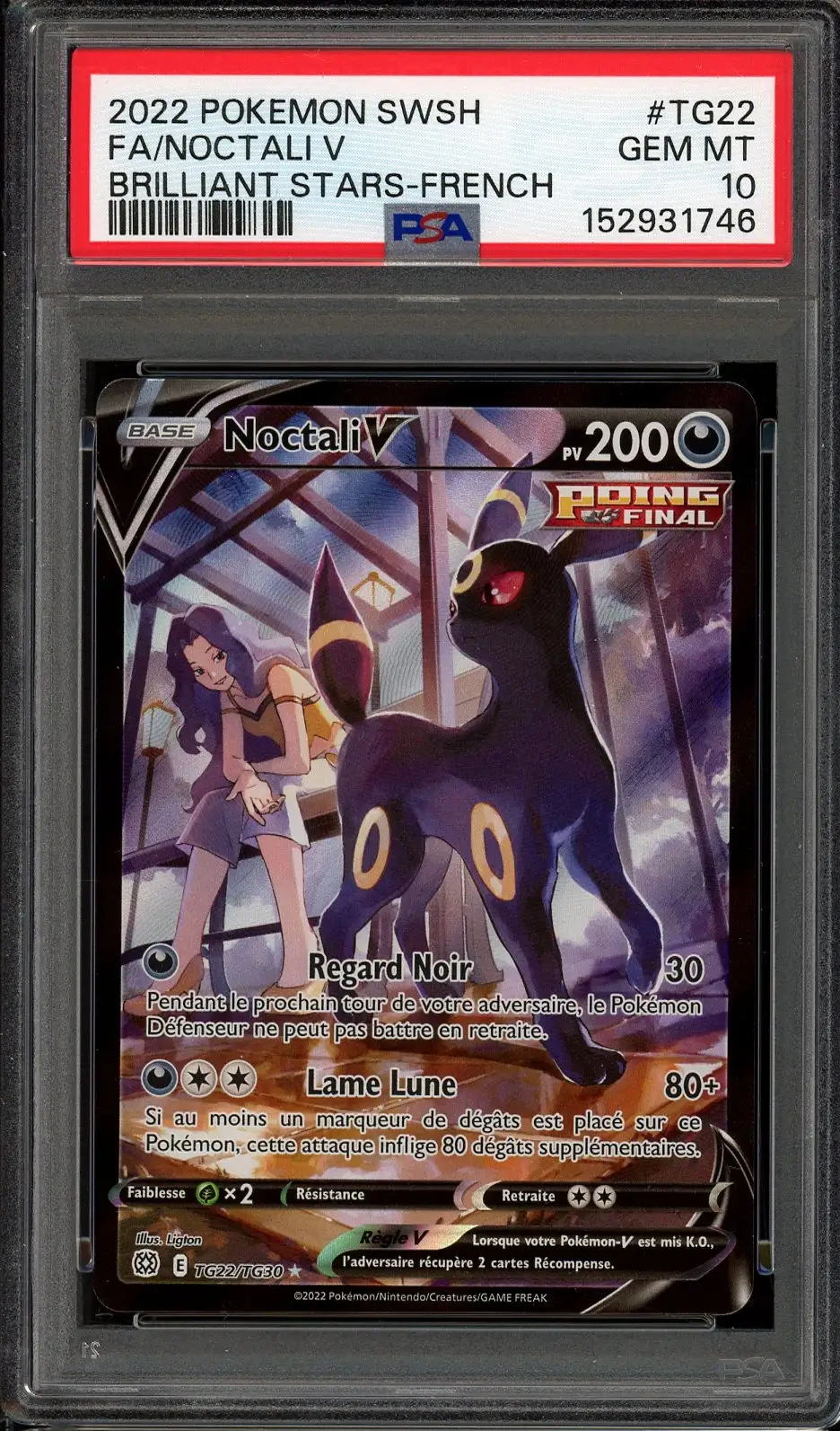 PSA 10 Noctali V