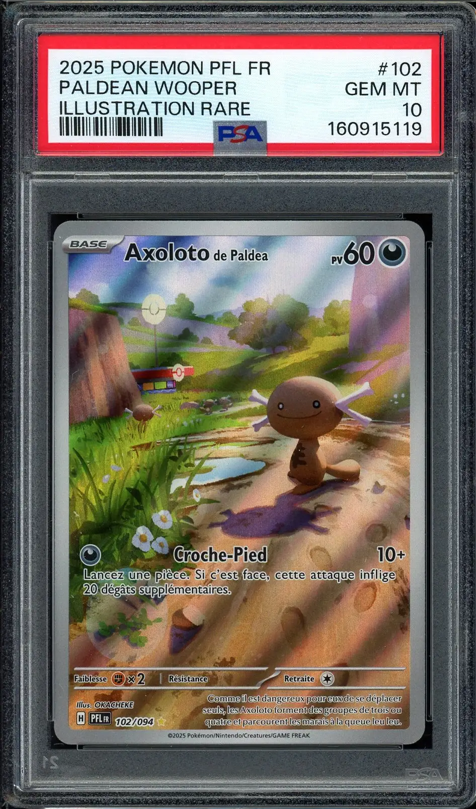 PSA 10 Axoloto de Paldéa