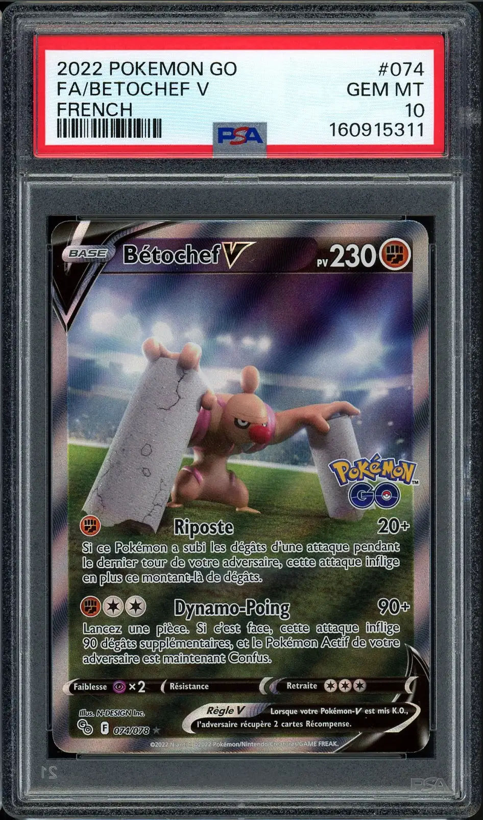 PSA 10 Bétochef V