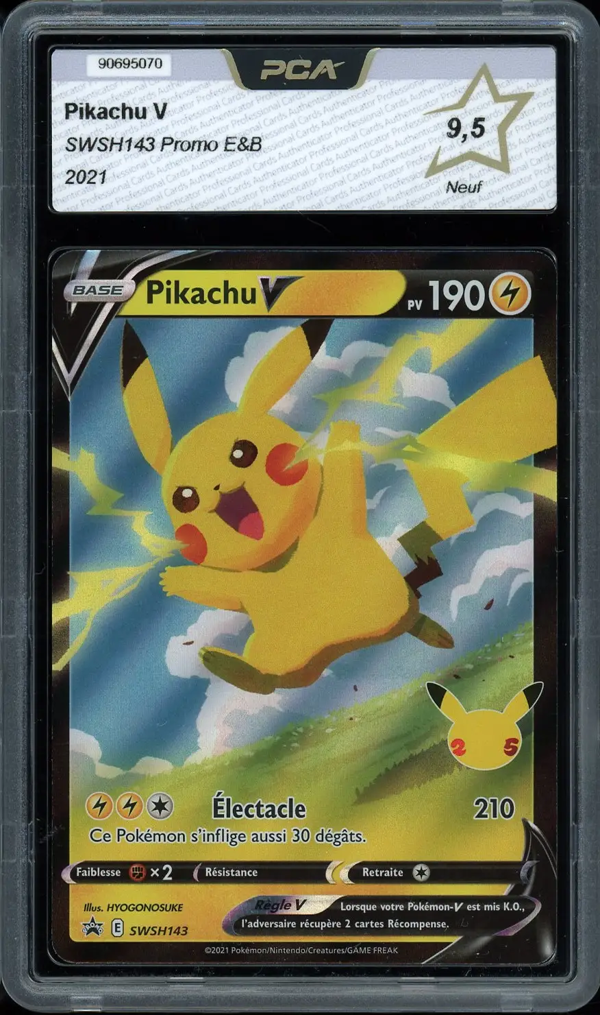 PCA 9.5 Pikachu V