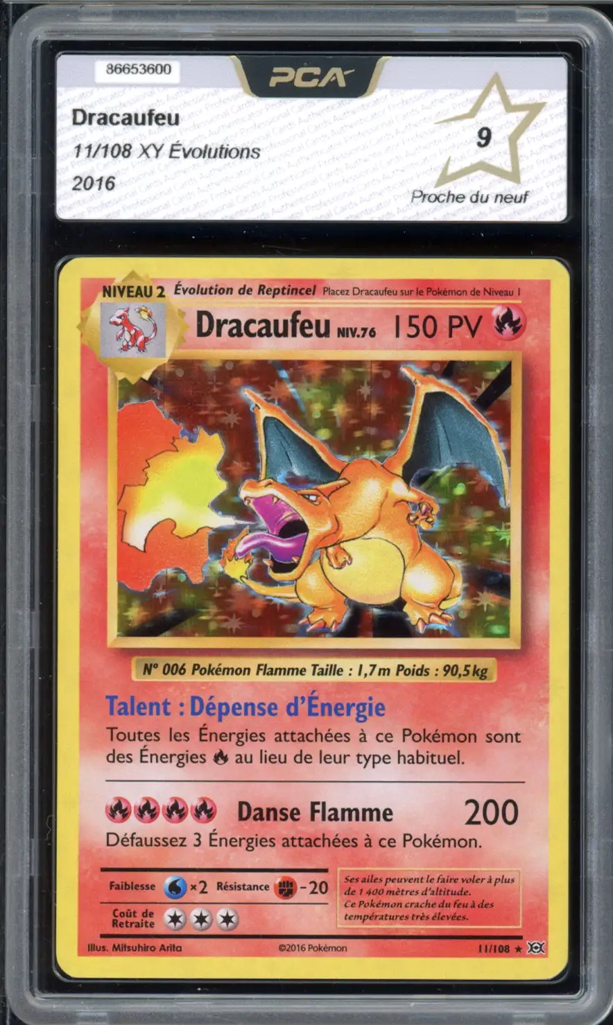 PCA 9 Dracaufeu Holo