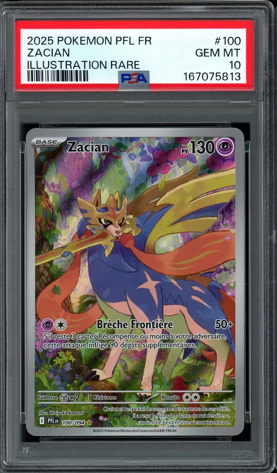 PSA 10 Zacian