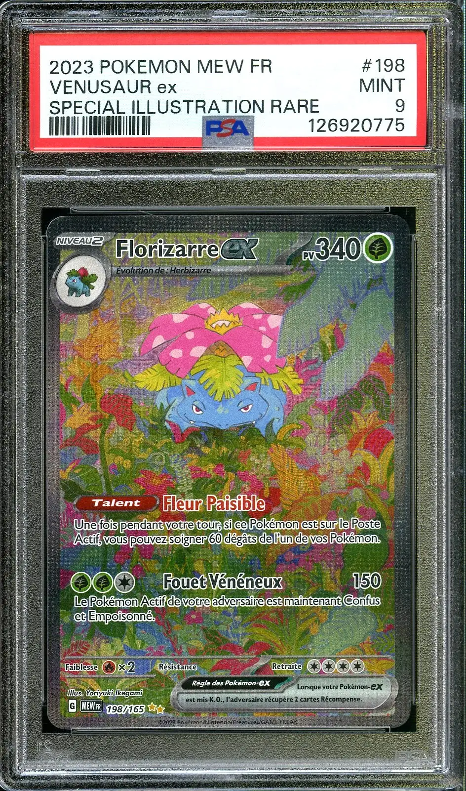 PSA 9 Florizarre Ex