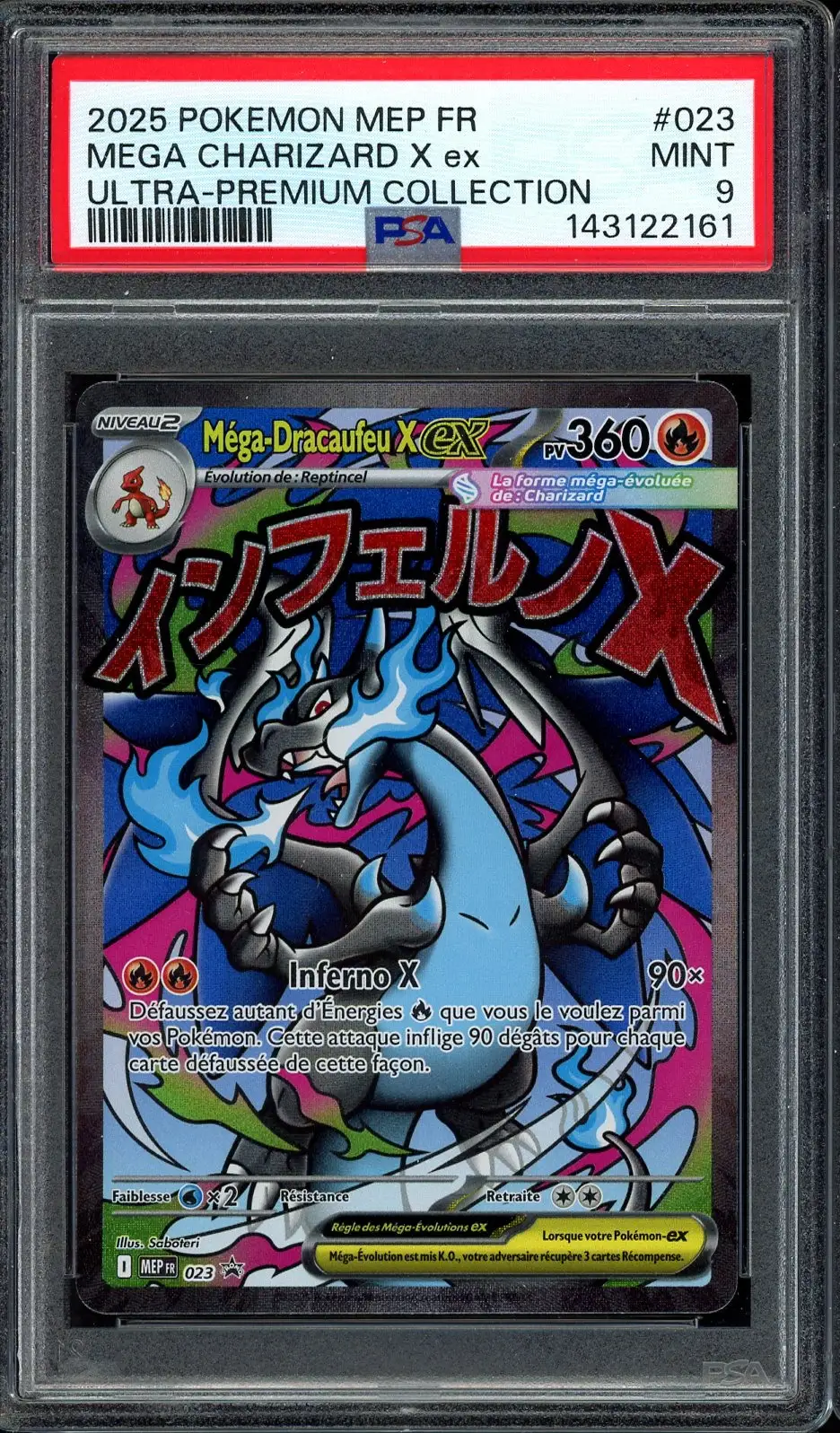 PSA 9 Méga-Dracaufeu X Ex