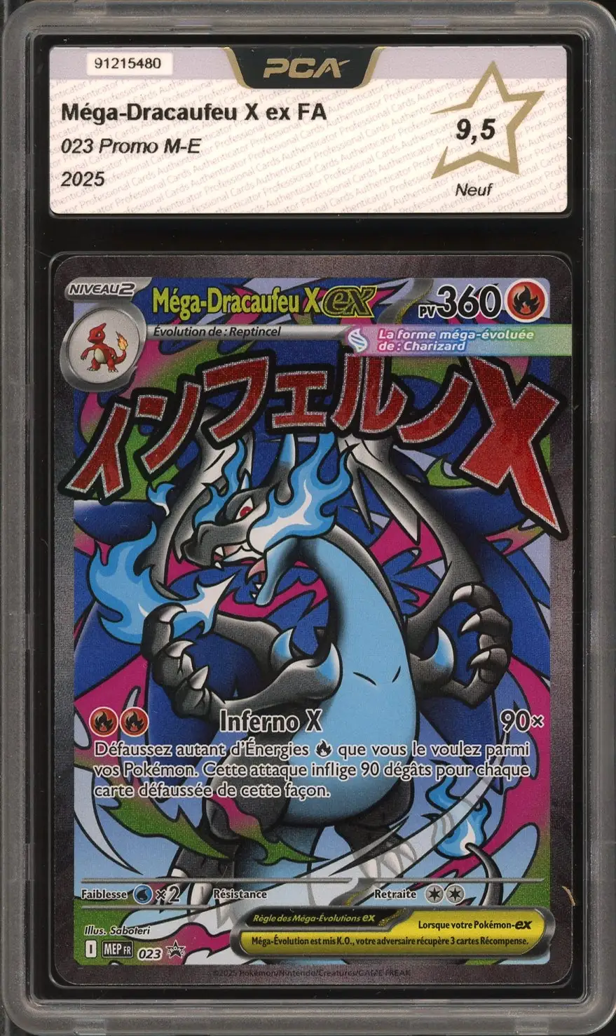 PCA 9.5 Méga-Dracaufeu X Ex
