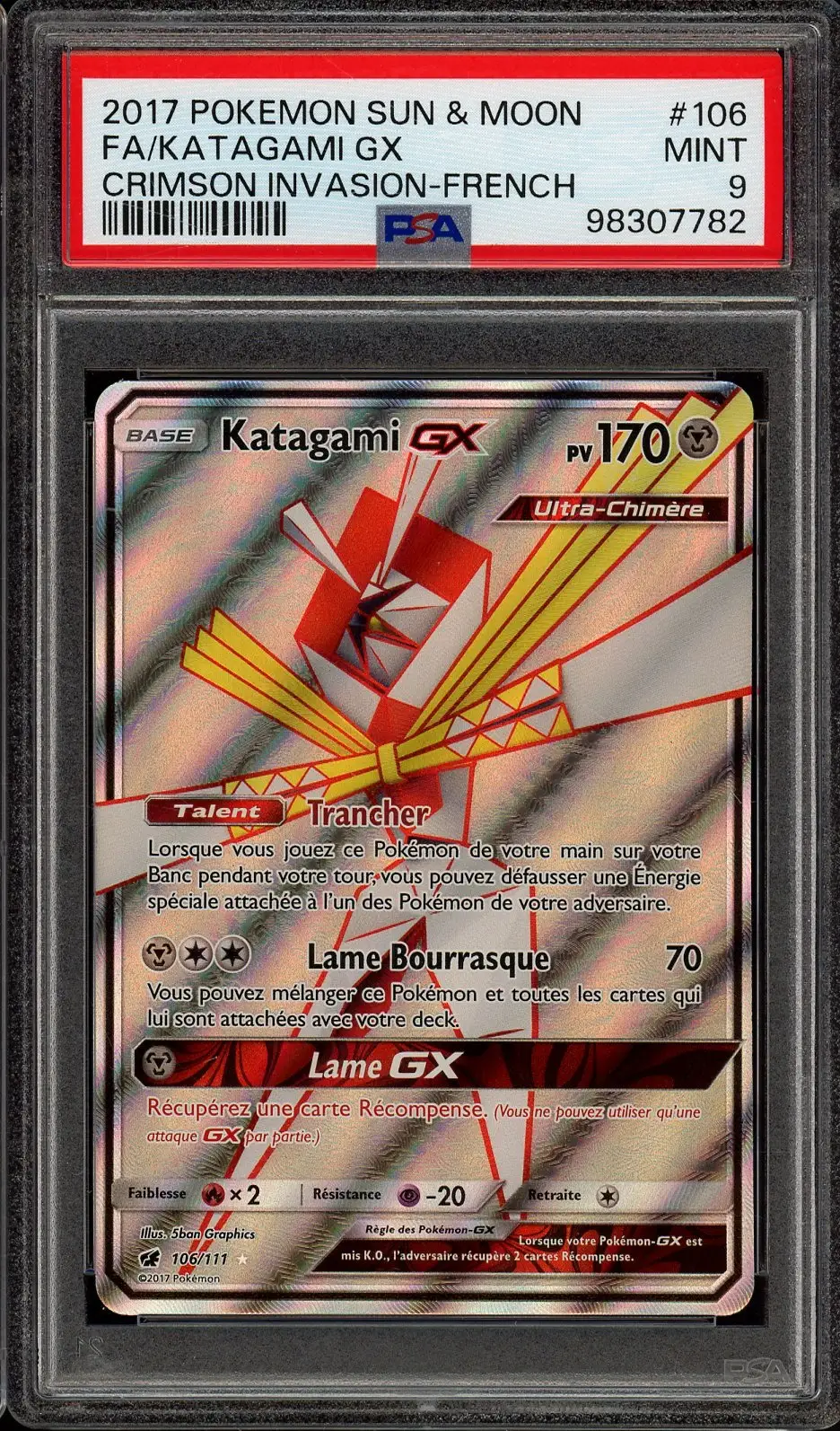 PSA 9 Katagami Gx