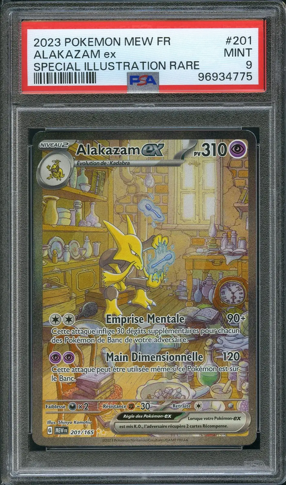 PSA 9 Alakazam Ex