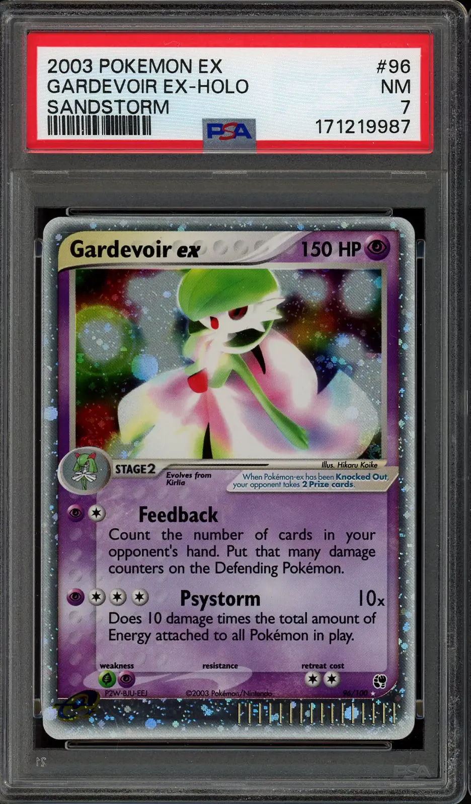 PSA 7 Gardevoir Ex